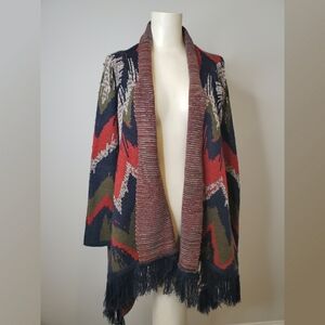 Hot & Delicious Azrec Print Long Sweater